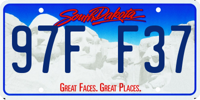 SD license plate 97FF37