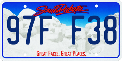 SD license plate 97FF38