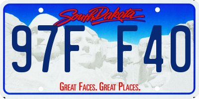 SD license plate 97FF40