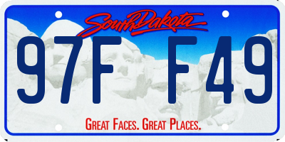 SD license plate 97FF49