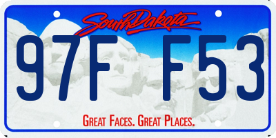 SD license plate 97FF53