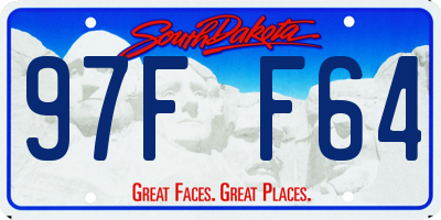 SD license plate 97FF64