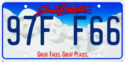 SD license plate 97FF66