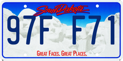 SD license plate 97FF71