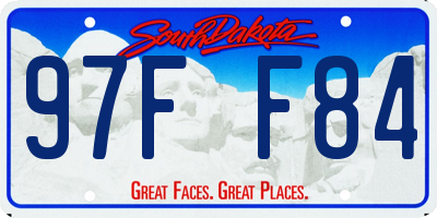 SD license plate 97FF84