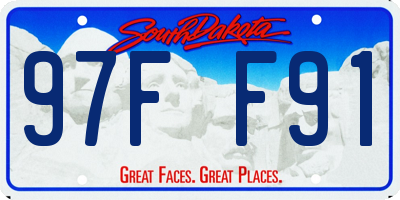 SD license plate 97FF91