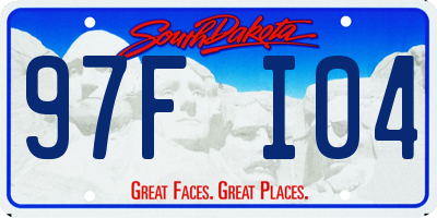 SD license plate 97FI04