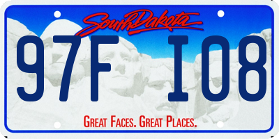 SD license plate 97FI08