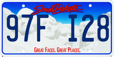 SD license plate 97FI28
