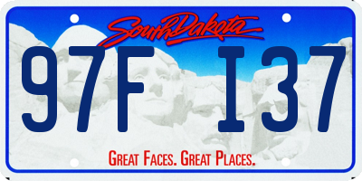 SD license plate 97FI37