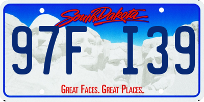 SD license plate 97FI39