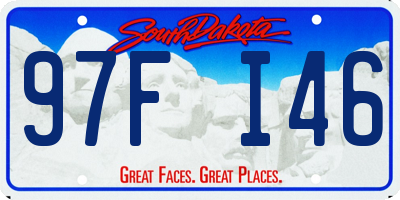 SD license plate 97FI46