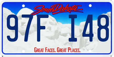 SD license plate 97FI48