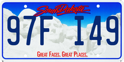 SD license plate 97FI49