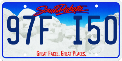 SD license plate 97FI50