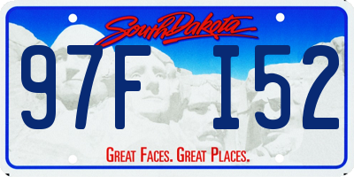 SD license plate 97FI52