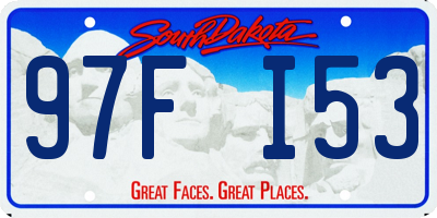 SD license plate 97FI53