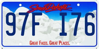 SD license plate 97FI76