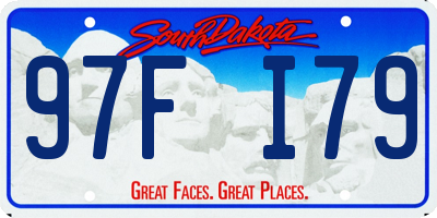 SD license plate 97FI79