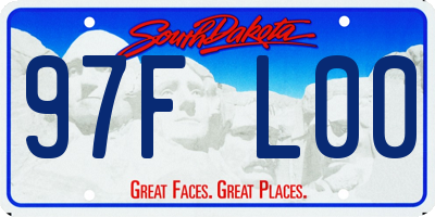 SD license plate 97FL00