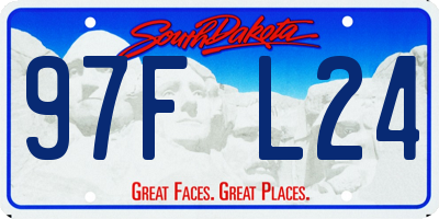 SD license plate 97FL24