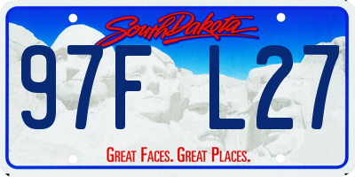 SD license plate 97FL27