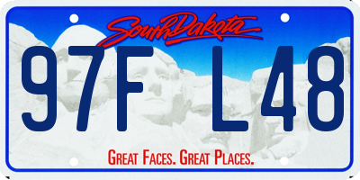 SD license plate 97FL48