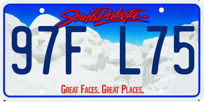 SD license plate 97FL75