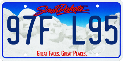 SD license plate 97FL95