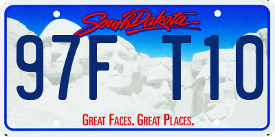 SD license plate 97FT10