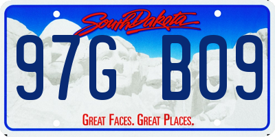 SD license plate 97GB09