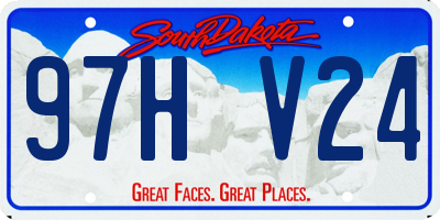 SD license plate 97HV24