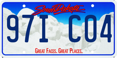 SD license plate 97IC04