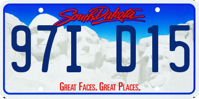 SD license plate 97ID15