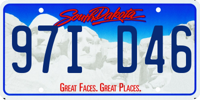 SD license plate 97ID46
