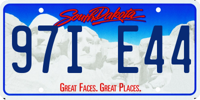 SD license plate 97IE44