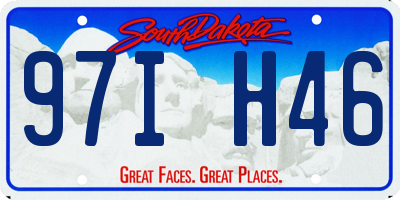 SD license plate 97IH46