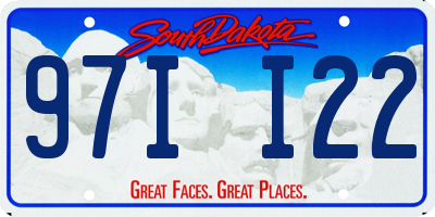 SD license plate 97II22