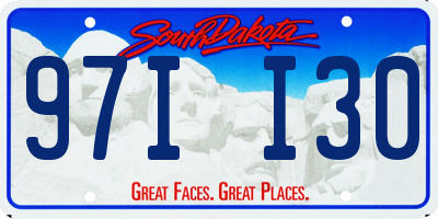 SD license plate 97II30