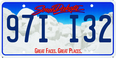 SD license plate 97II32