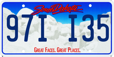 SD license plate 97II35