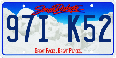 SD license plate 97IK52