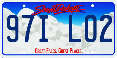 SD license plate 97IL02