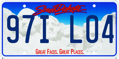 SD license plate 97IL04