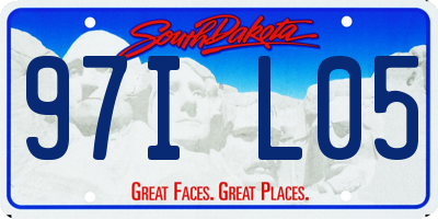 SD license plate 97IL05