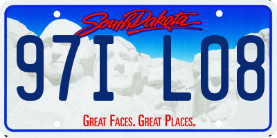 SD license plate 97IL08