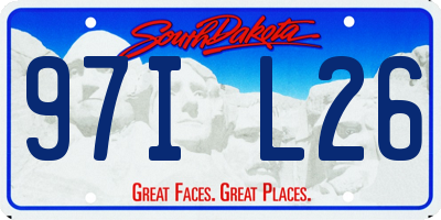 SD license plate 97IL26