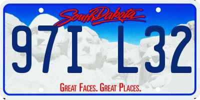 SD license plate 97IL32