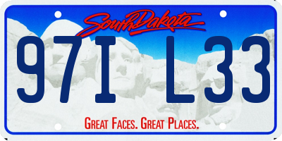 SD license plate 97IL33