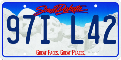 SD license plate 97IL42